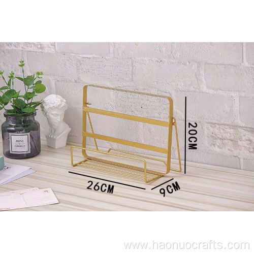 Hot sale iron bookshelf for office